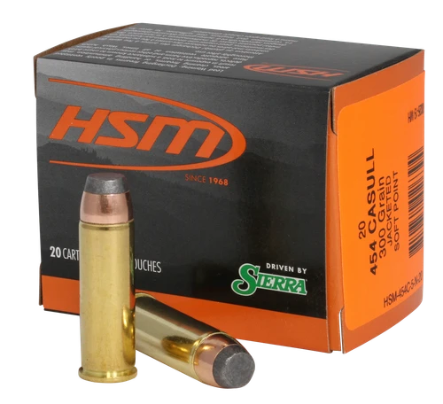 HSM 454C5N20 Pro Pistol  454 Casull 300 gr Jacketed Soft Point 20 Per Box/ 20 Case
