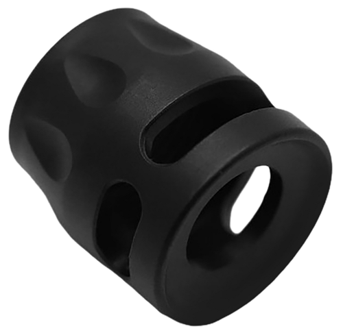 True Precision Inc TPSMICROBL Micro Compensator S-Type Black Nitride 416R Stainless Steel 1/2"x28 Threads 9mm/380 ACP