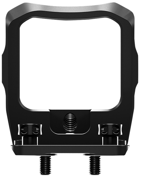 Radian Weapons H0018 Guardian Optic Guard  Black Frame Compatible w/Glock MOS, Trijicon RCR Footprint