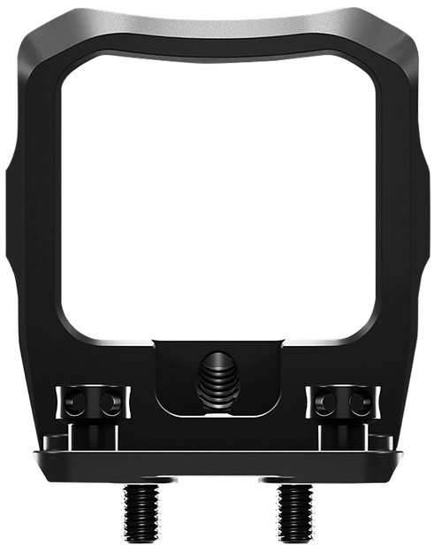 Radian Weapons H0018 Guardian Optic Guard  Black Frame Compatible w/Glock MOS, Trijicon RCR Footprint