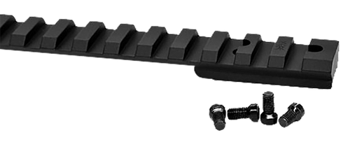 Warne V45020MOA Vapor Picatinny Rail Black Anodized Aluminum Howa 1500/Weatherby Vanguard Except Weatherby MK V Short Action, 20 MOA