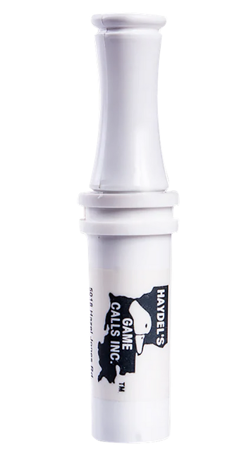 Haydel's Game Calls B14 Blue & Snow Goose  Open Call Attracts Geese White Plastic