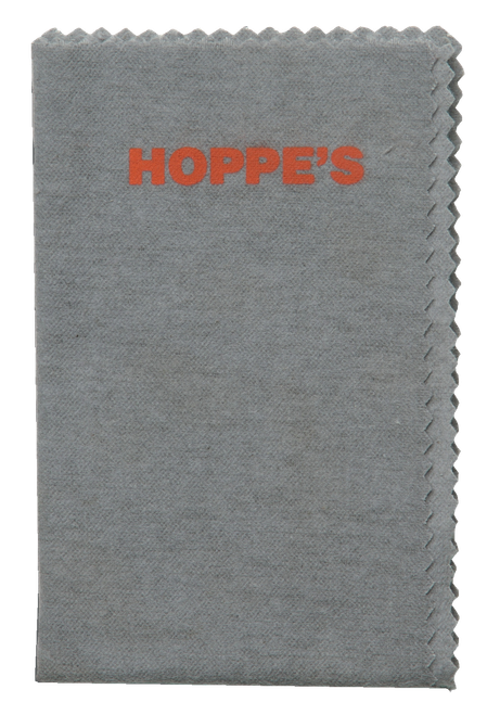 Hoppe's 1218 Silicone Cleaning Cloth Flannel Pretreated with Lubricant  11" x 14" Resealable Bag 10 Per Pack