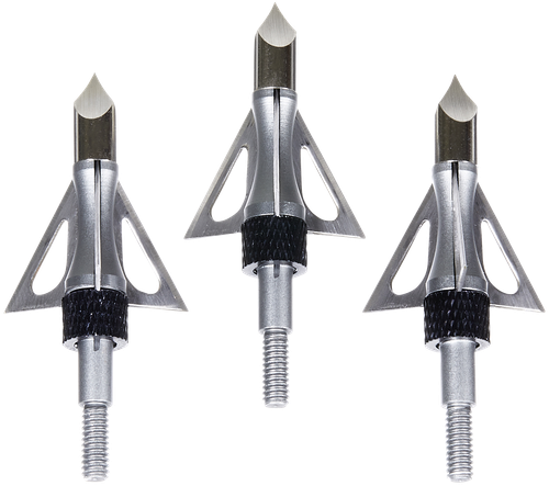 Allen 14635 Impact Fixed Blade Broadhead Stainless Steel Blades Silver 3 Pack