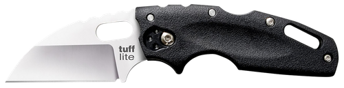 Cold Steel CS20LTZ Tuff Lite  2.50" Folding Sheepsfoot Plain AUS-8A SS Blade, 3.50" Black Textured Griv-Ex Handle