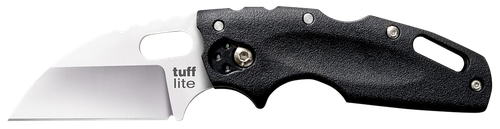 Cold Steel CS20LTZ Tuff Lite  2.50" Folding Sheepsfoot Plain AUS-8A SS Blade, 3.50" Black Textured Griv-Ex Handle