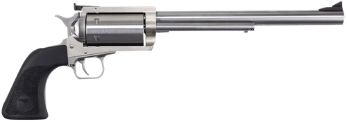 Magnum Research BFR360 BFR  Extra Large 360 Buckhammer 6+1 Shot 10" Brushed Stainless Steel Barrel & Cylinder, Stainless Stainless Steel Frame, Black Rubber Grip, Exposed Hammer