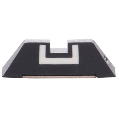 REAR FIXED SIGHT 6.9MM FOR GLOCK BLACK W/WHITE OUTLINE