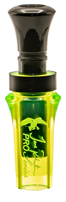 Duck Commander DCPROAC Jase Robertson Pro Series Open Call Double Reed Mallard Hen Sounds Attracts Ducks Chartreuse Acrylic