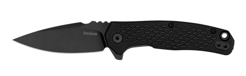 Kershaw 1407 Conduit  2.90" Folding Spear Point Plain, Black Oxide 8Cr13MoV SS Blade/Blacked Out Texture Glass-Filled Nylon Handle Includes Pocket Clip