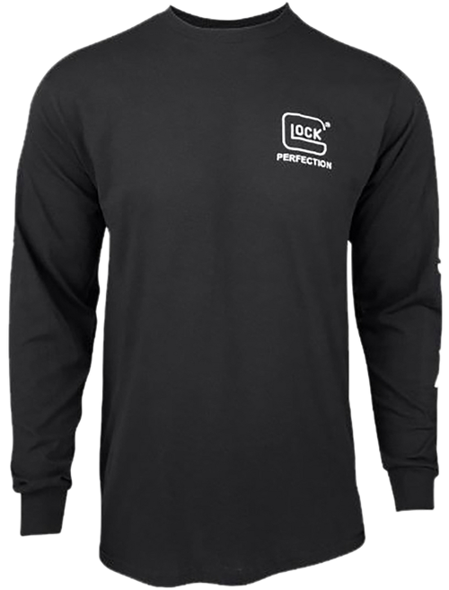 Glock AP96103 Perfection Long Sleeve Tee Black Pre-Shrunk Cotton Long Sleeve 3XL