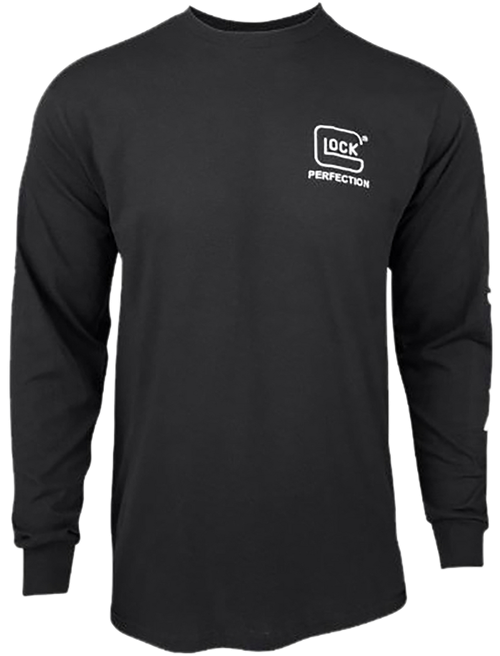 Glock AP96103 Perfection Long Sleeve Tee Black Pre-Shrunk Cotton Long Sleeve 3XL