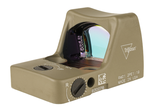 Trijicon 700624 RMR Type 2 Flat Dark Earth 1 X  0.89" x 0.67" 3.25 MOA Red Dot
