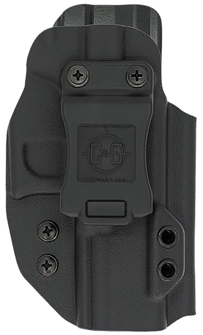 C&G Holsters 0526100 Covert  IWB Black Kydex Belt Clip Fits S&W Shield 9/40