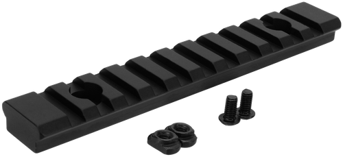 TacFire MAR105L M-LOK Accessory Picatinny Section Rail 5 Inch 11 Slots  Black Anodized