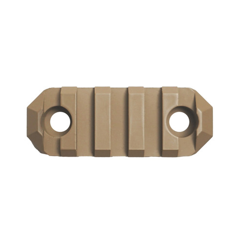 GROVTEC RAIL MLOK 5 SLOT 2.2" COY