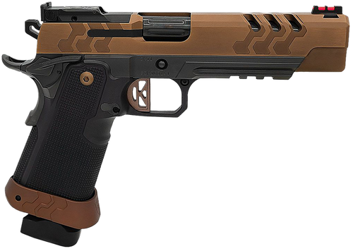 Kimber Mfg.,inc 3500052 2K11 Target (OR)  45 ACP 17+1 5" High Polished w/ Coyote PVD, Brush Polish Flats w/ DLC Coating Stainless Steel Slide Aluminum Grip