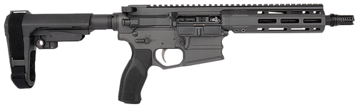 Cobalt Kinetics CKPROLITE30075CHARCOAL Pro Lite  300 Blackout 30+1 7.50" Black Melonite Barrel, Charcoal Aluminum Receiver w/Picatinny Rail, Black Polymer SB Tactical SBA3 Brace, Black Polymer Grip