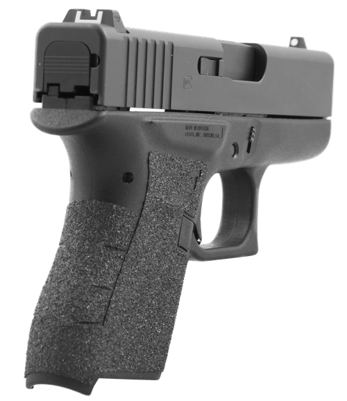 Talon Grips 100G Adhesive Grip  Compatible w/Glock 43, Black Aggressive Textured Granulate