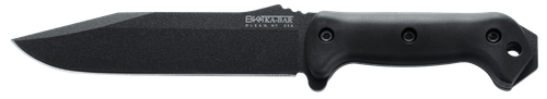 Ka-Bar BK7 Becker Combat Utility 7" Fixed Clip Point Plain Black 1095 Cro-Van Blade, Black Ultramid Handle, Includes Sheath