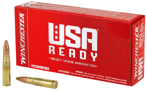 Winchester Ammo WBR68115   6.8mmRemSPC 115gr Full Metal Jacket 100 Per Box/10 Case