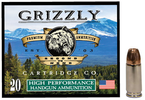 Grizzly Ammo GC9MM19mm Luger 115gr Jacketed Hollow Point 20 Per Box/10 Case