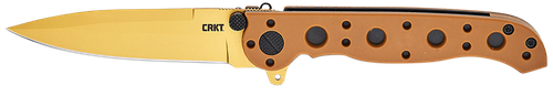 CRKT M16-01DZ M16-10DZ  EDC 3.03" Folding Plain Desert Tan D2 Steel Blade, Desert Tan GRN Handle