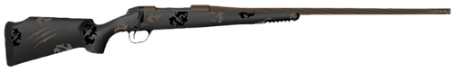 Fierce Firearms TWTROG7PRC22BT Twisted TI Rogue 7mm PRC 22" Black Cerakote Steel Threaded Barrel, Black Cerakote Drilled & Tapped Titanium Receiver, LR Negative Comb Trophy Camo Carbon Fiber Stock