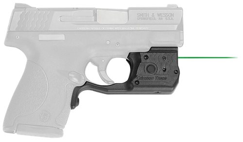 Crimson Trace 0158401 Laserguard Pro Fits S&W M&P Shield & M&P Shield M2.0 9mm/40 S&W, Green Laser/White Light Black Polymer
