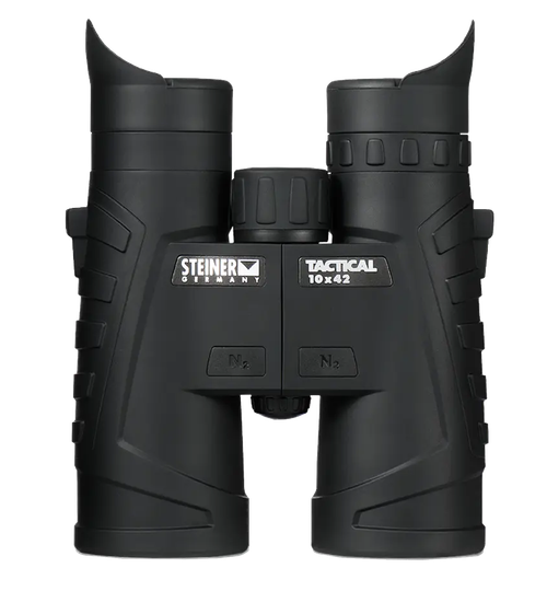 Steiner 2005 T1042 Tactical 10x42mm Roof Prism, Fast-Close Focus, Black Makrolon w/Rubber Armor