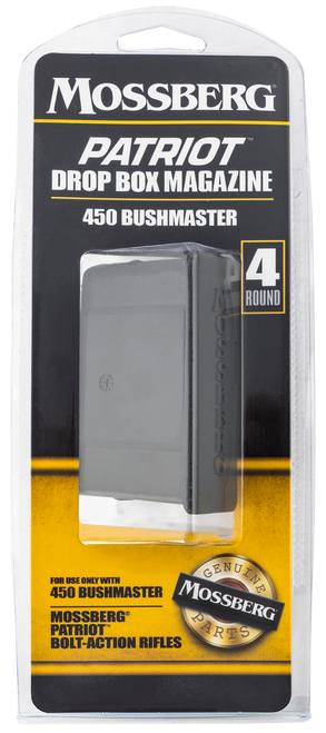 Mossberg 95037 Drop Box Magazine Patriot 4rd 450 Bushmaster Bolt Action Black