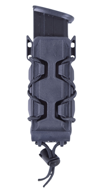 High Speed Gear 16PT01BK TACO V2 Mag Pouch Single, Black Polymer, Belt Clip/MOLLE U-Mount, Compatible w/ Pistol Mags