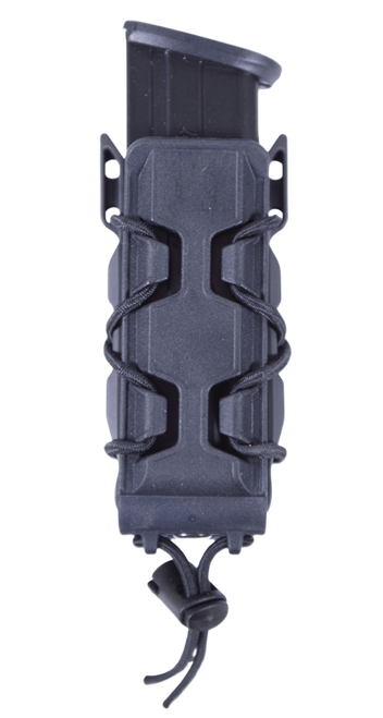 High Speed Gear 16PT01BK TACO V2 Mag Pouch Single, Black Polymer, Belt Clip/MOLLE U-Mount, Compatible w/ Pistol Mags
