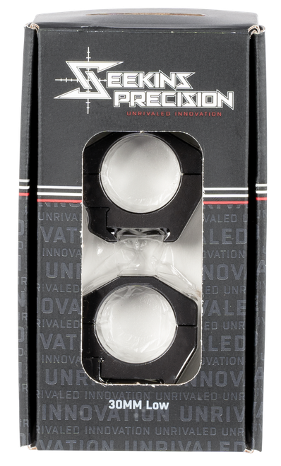 Seekins Precision 0010620002 Scope Rings  Matte Black 30mm Low