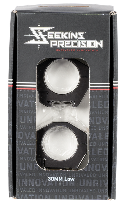 Seekins Precision 0010620002 Scope Rings  Matte Black 30mm Low