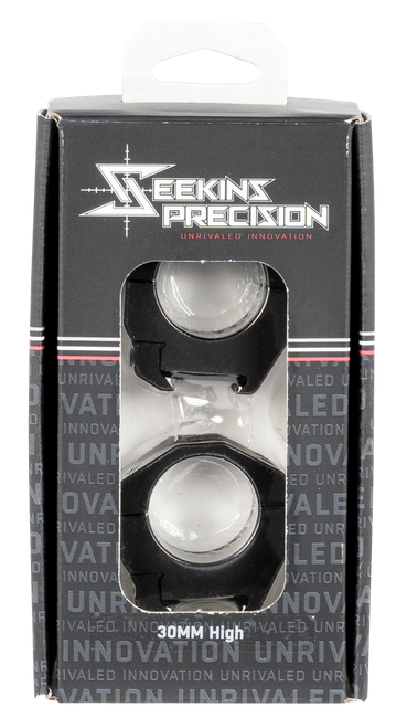 Seekins Precision 0010620012 Scope Rings  Matte Black 30mm High