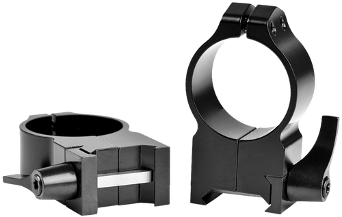 Warne 216LM Vertical Rings Maxima Matte Black 30mm Extra High Quick Detach 0 MOA