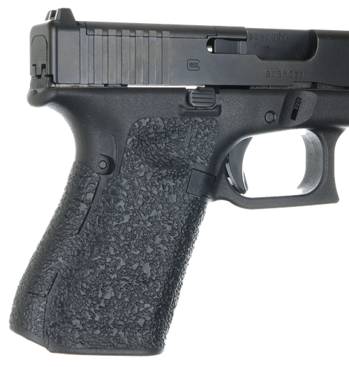 Talon Grips 382R Adhesive Grip  Glock Gen5 19/23/25/32/38/44 w/No Backstrap, Black Textured Rubber