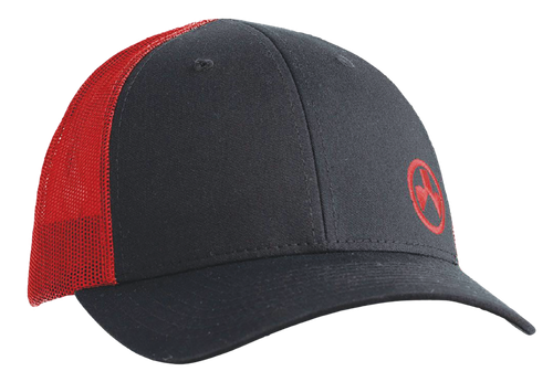 Magpul MAG1106-003 Icon Trucker Hat Black/Red Adjustable Snapback M/L Structured