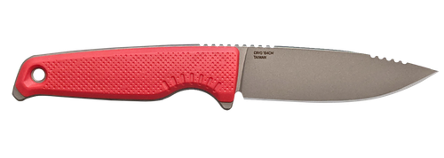 S.O.G SOG17790257 Altair FX  3.40" Fixed Clip Point Plain Satin TiCN Cryo CPM 154 SS Blade, Canyon Red GRN Handle, Includes Sheath