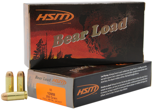 HSM 10MM8N Training  10mm Auto 200 gr Full Metal Jacket 50 Per Box/ 20 Case