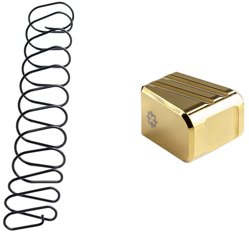 Cross Armory CRG+5MEG17GD Magazine Extension  Fits Glock 17/22/31 Gen 1-5 5rd Gold Aluminum