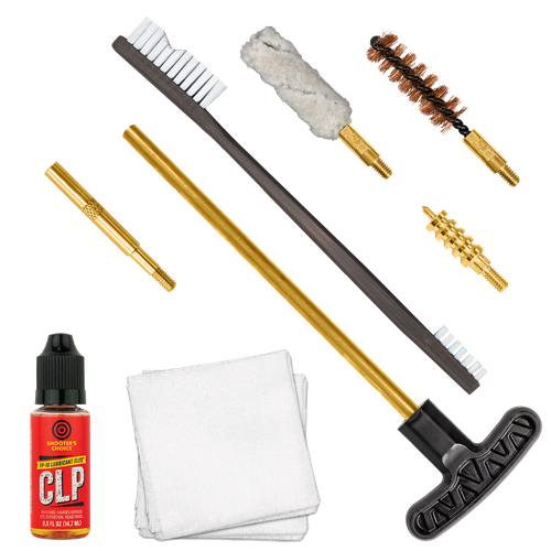 Otis FGSRS9MM 9mm Cleaning Kit For Pistol 9mm/.375/.38 Cal Yellow Plastic Box Case