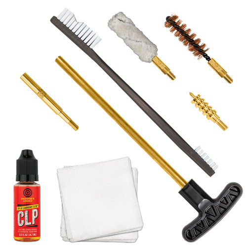 Otis FGSRS9MM 9mm Cleaning Kit For Pistol 9mm/.375/.38 Cal Yellow Plastic Box Case