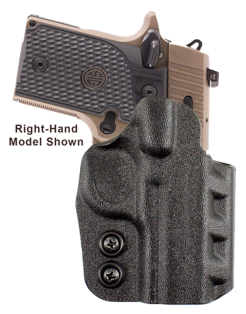 DeSantis Gunhide D94KB8WZ0 Cazzuto  OWB Black Kydex Paddle Fits Springfield Prodigy w/wo Red Dot Fits 4.25-5" Barrel Left Hand