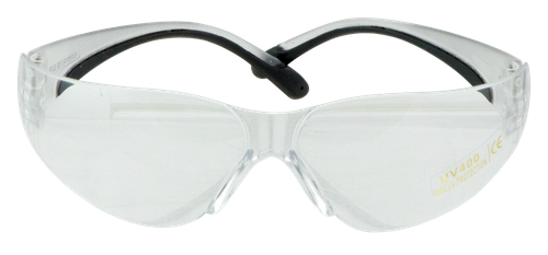 Walker's GWPYWSGCLR Sport Glasses Clearview Youth Clear Lens Polycarbonate Clear Frame
