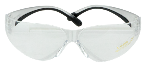 Walker's GWPYWSGCLR Sport Glasses Clearview Youth Clear Lens Polycarbonate Clear Frame