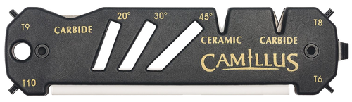 Camillus 19224 Glide Sharpener Carbide/Ceramic Sharpener Black