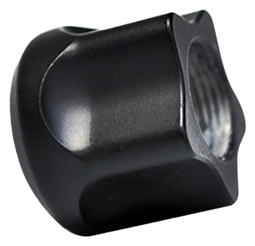 Timber Creek Outdoors 1/228TPBLC Thread Protector  Black Billet Aluminum 1/2"x28