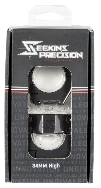 Seekins Precision 0010630006 Scope Rings  Matte Black 34mm High